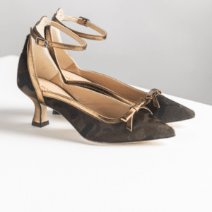 Décolleté Nio in cavallino camouflage