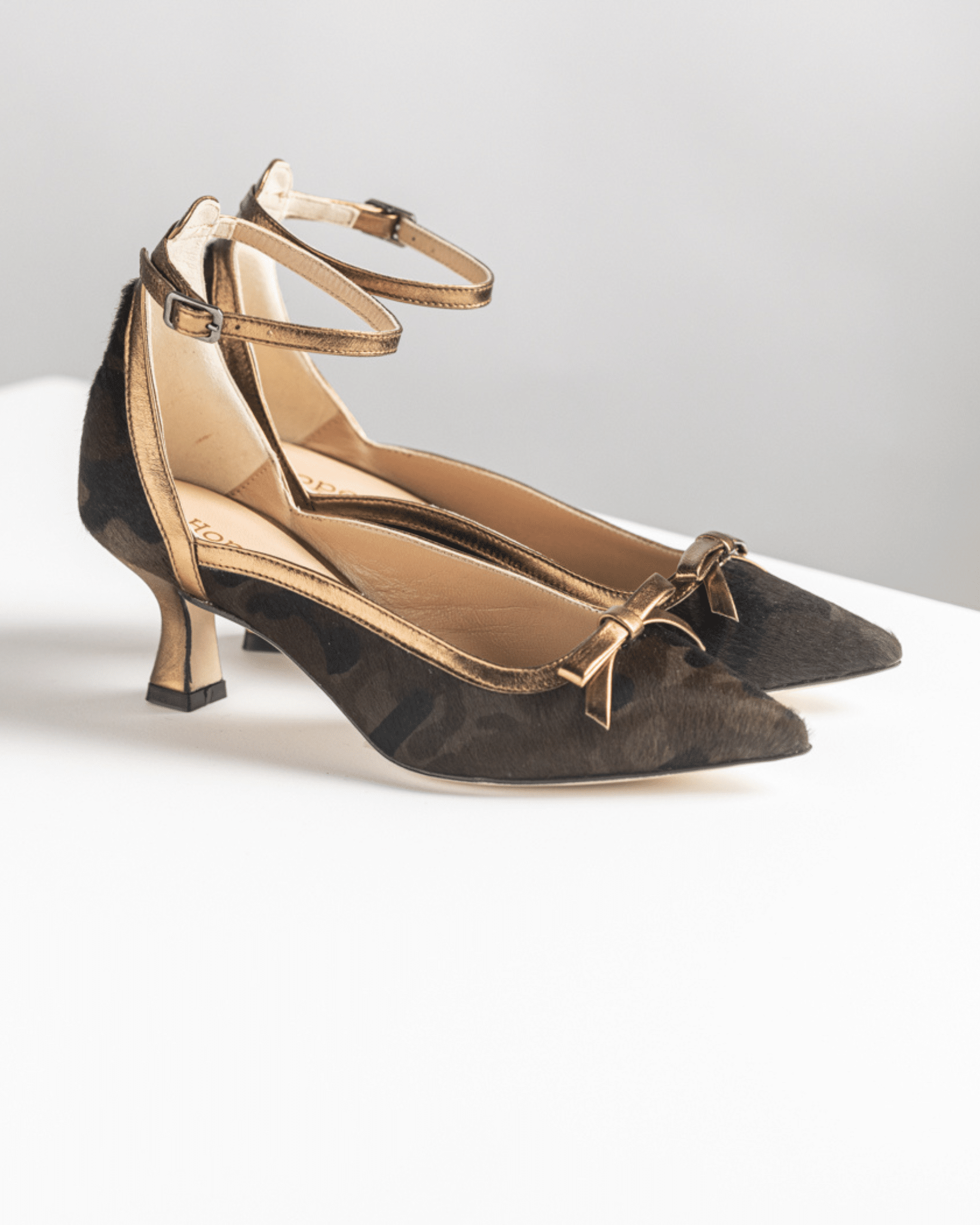 Décolleté Nio in cavallino camouflage