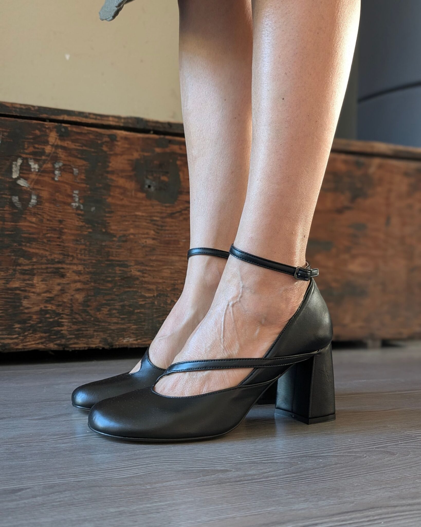 Decollete Tessa nappa nero